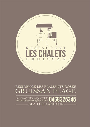 impression affiche pour un restaurant bord de plage
