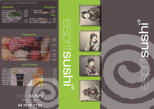 carte menu de restaurant pas cher