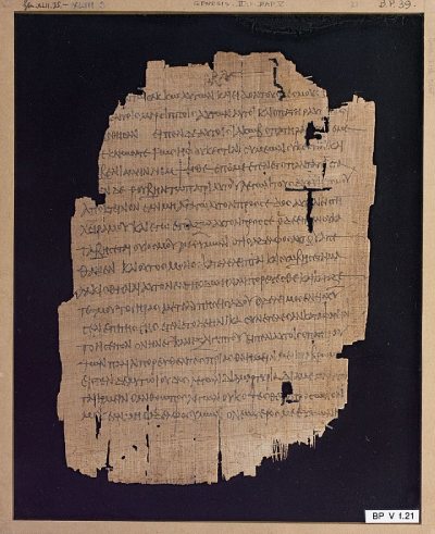 écriture sur papyrus