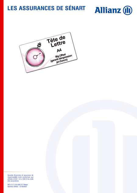 exemple de papier en tête avec logo