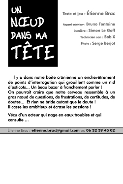 flyer théâtre