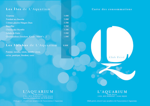 créer carte menu de restaurant