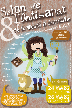 flyer vente à domicile