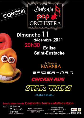 impression d'affiches pour un concert