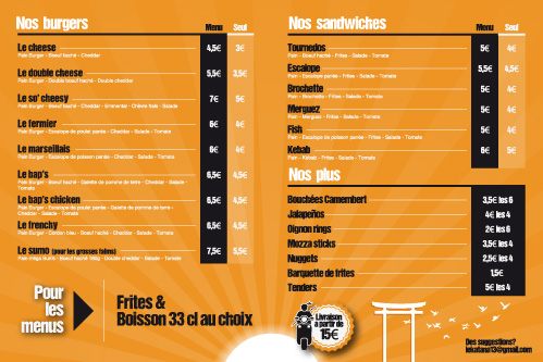impression flyers snack