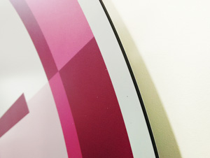 découpe à la forme support rigide