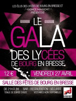 flyer gala soirée
