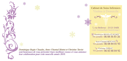 carte de correspondance personnalisée