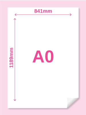 Les dimensions du format A0