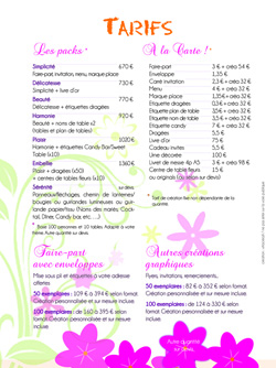 exemple flyer prestations graphiques