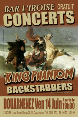 flyer soirée concert