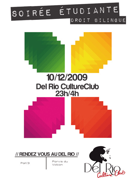 affiches pour une soirée étudiante