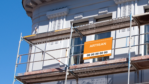 Panneau de chantier akylux publicitaire