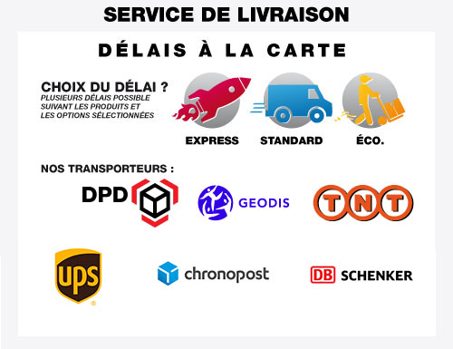 Service de livraison délais à la carte