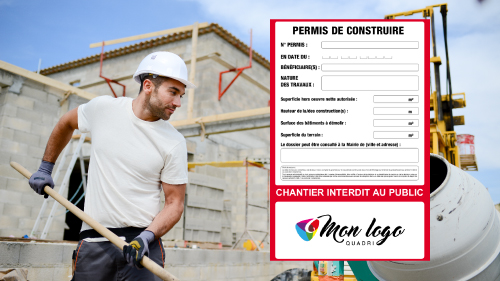Panneau Permis de construire