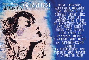 exemple carte postale apéro
