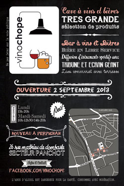 exemple flyer bar à vin
