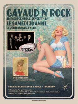 flyer soirée vintage