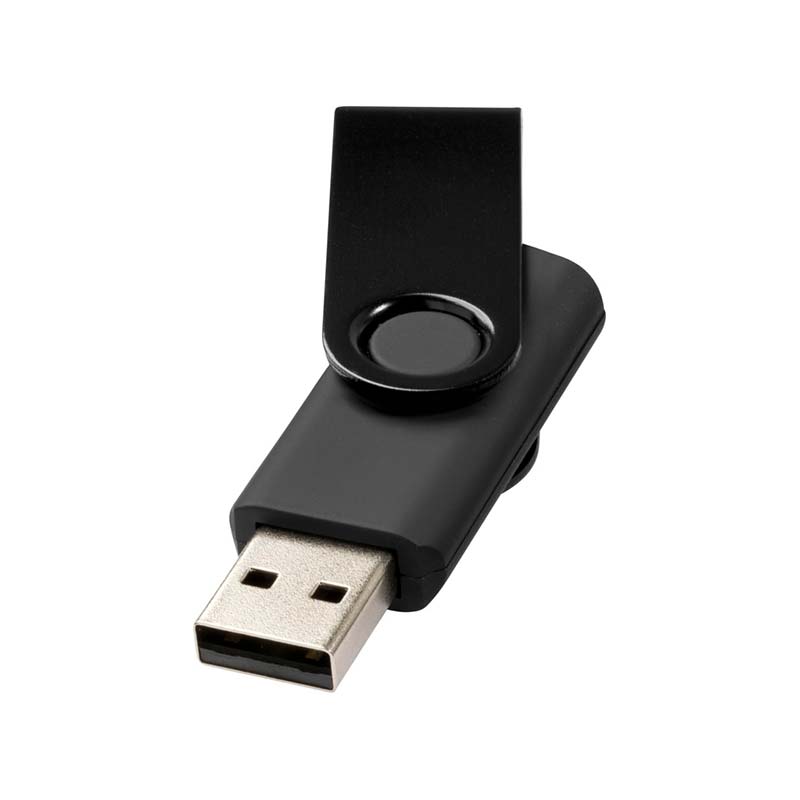 Clé USB 2 Go Key - Noir imprimé et personnalisé pour votre