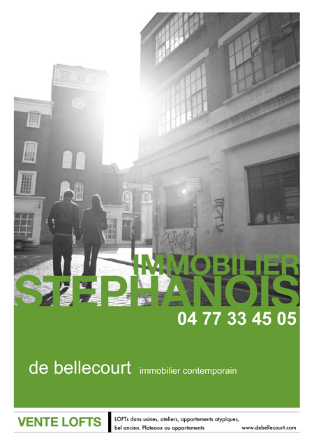 Affiche pour agence immobilière en 60x80
