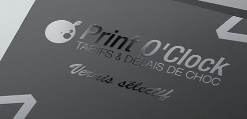 dépliant vernis sélectif