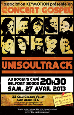 exemple flyer concert soul