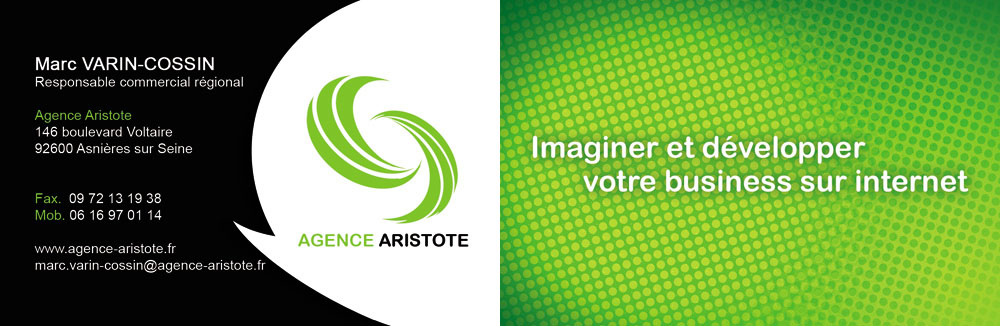 impression carte de visite agence web
